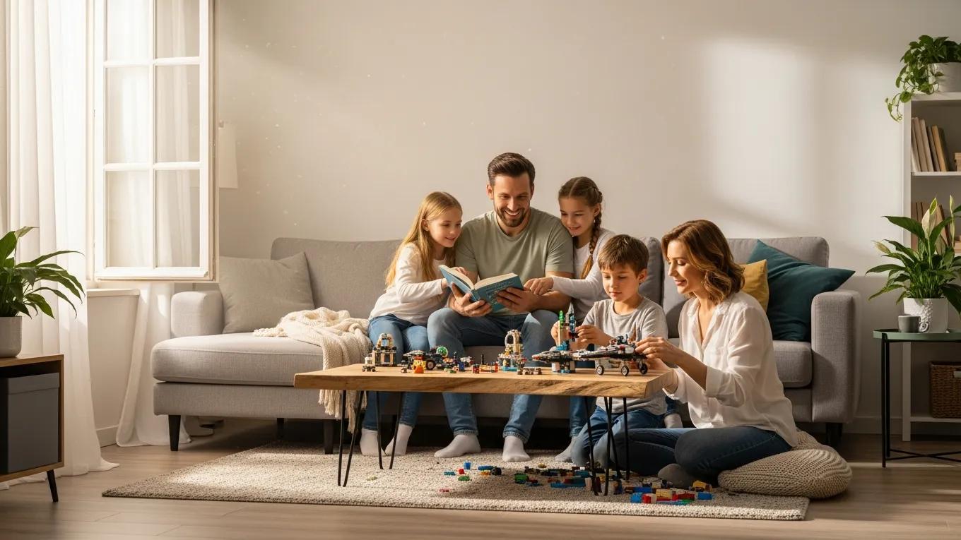 Boost Your Home's Efficiency with Duct Repair - Duct Sealing 3 Family enjoying clean indoor air quality in a well-maintained home